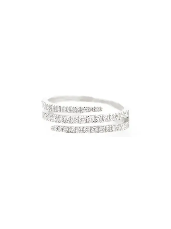 0.44ct Diamond 18K Gold Spiral Ring 0.44ct Diamond 18K Gold Spiral Ring
