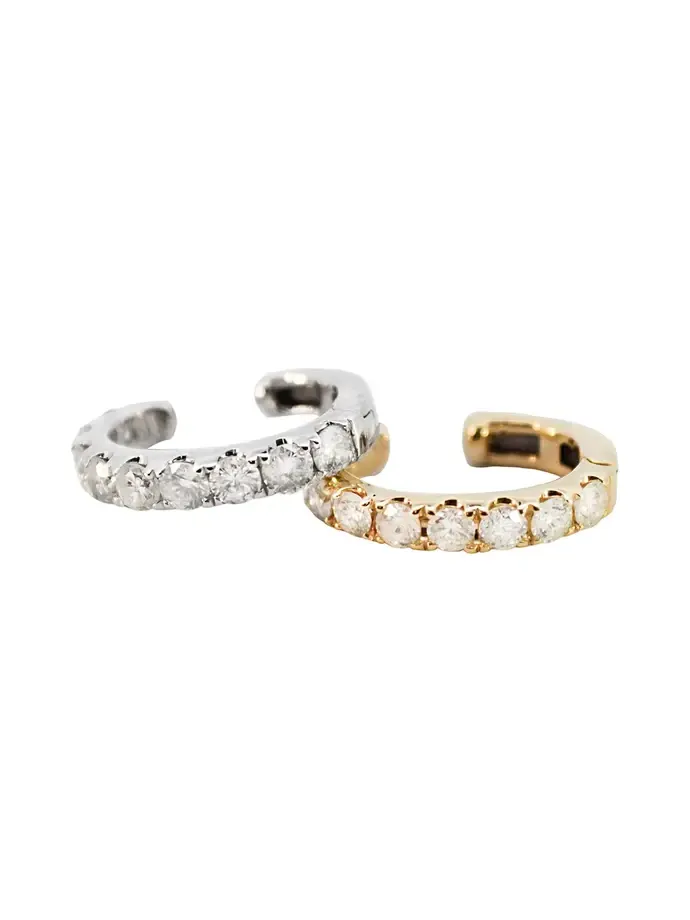 0.48ct Diamond 18K Gold Ear Cuff