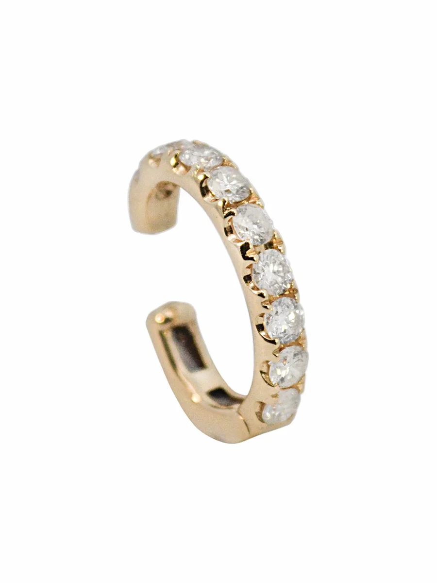 0.51ct Diamond 14k Gold Ear Cuff 0.51ct Diamond 14k Gold Ear Cuff
