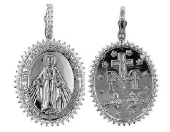 Wish Fine Jewelry 0.55ct Diamond 18K Gold Medal Pendant | Image 1 Wish Fine Jewelry 0.55ct Diamond 18K Gold Medal Pendant | Image 1