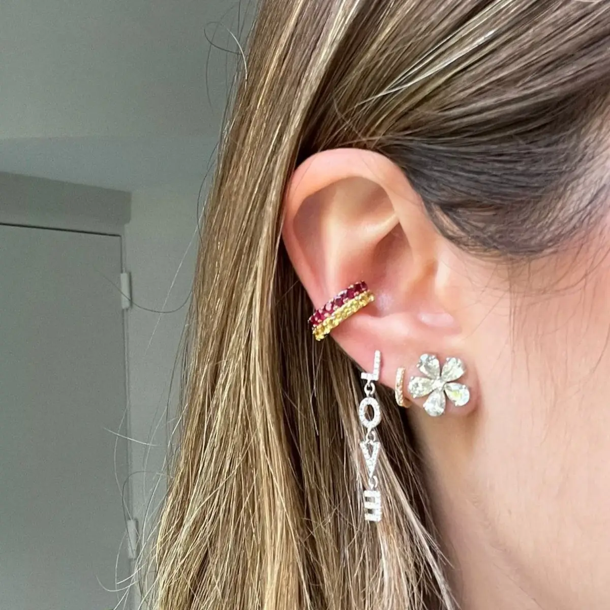 Wish Fine Jewelry 0.60ct Citrine 18K Gold Ear Cuff | Thumbnail 2