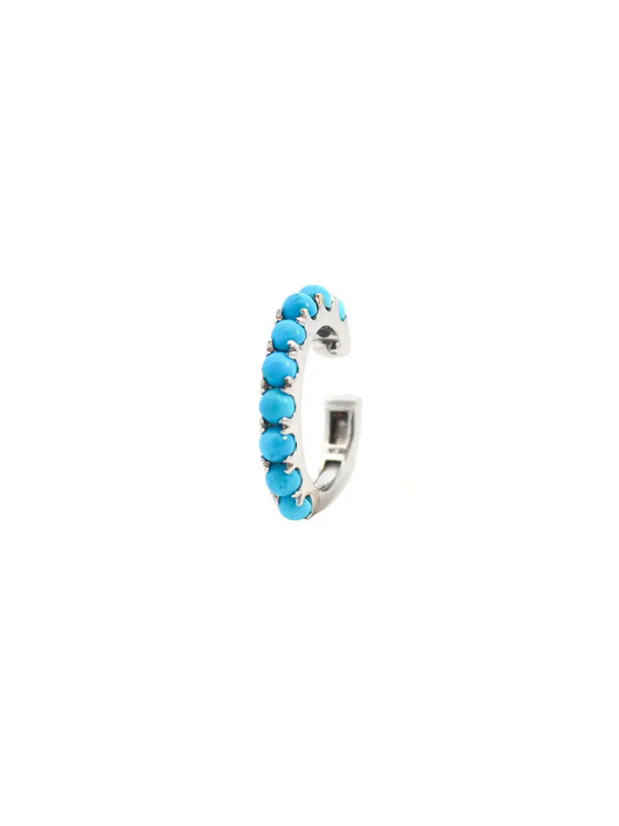 Wish Fine Jewelry 0.62ct Turquoise 18K Gold Ear Cuff | Thumbnail 2