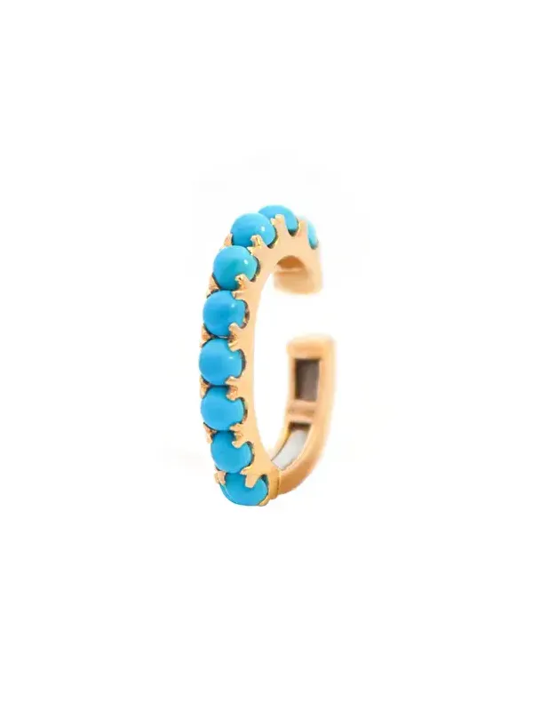 0.62ct Turquoise 18K Gold Ear Cuff 0.62ct Turquoise 18K Gold Ear Cuff
