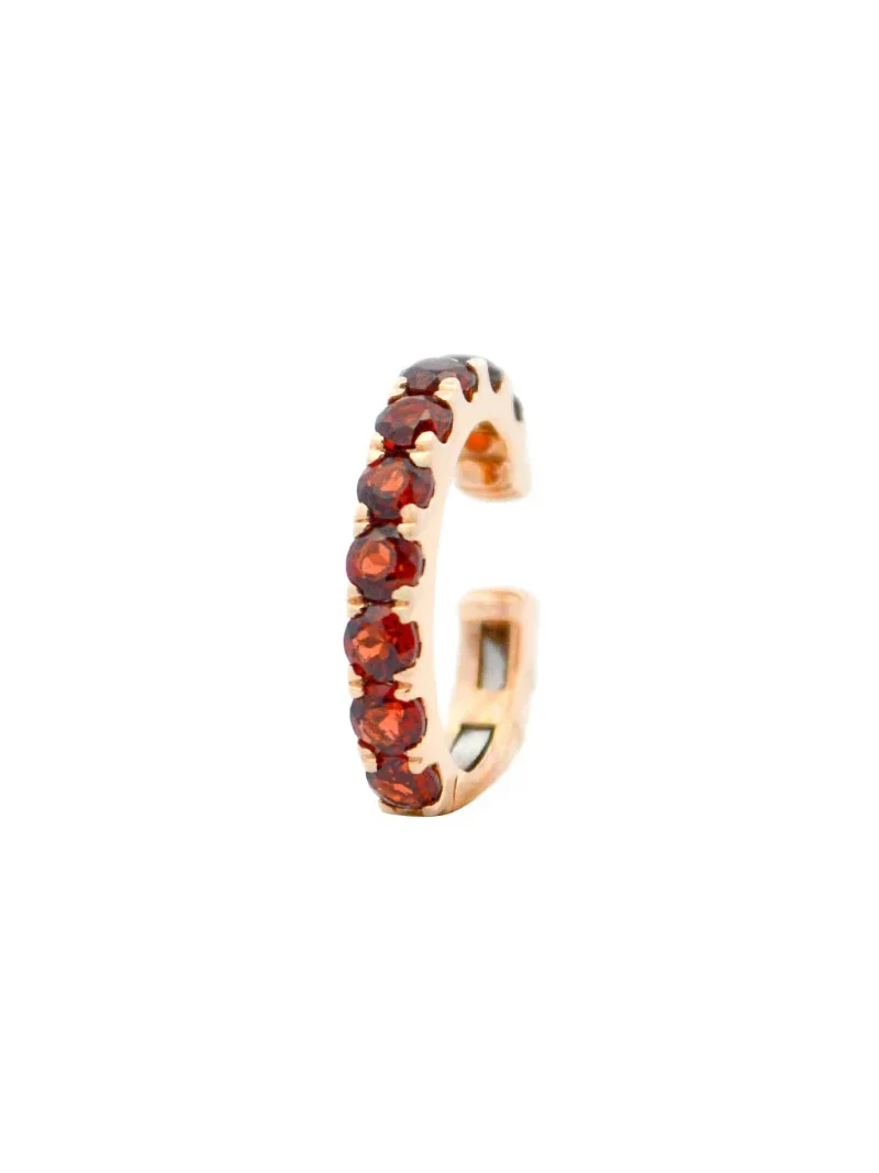 Wish Fine Jewelry 0.76ct Garnet 18K Gold Ear cuff