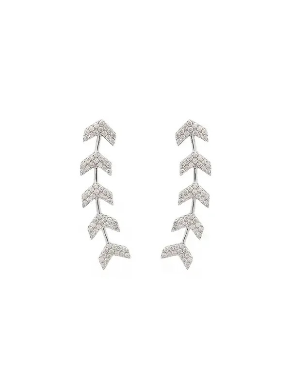 0.80ct Diamond 18K Gold Arrow Climber Earrings 0.80ct Diamond 18K Gold Arrow Climber Earrings