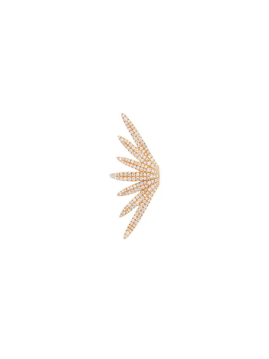 Wish Fine Jewelry 0.90ct Diamond 18K Gold Multi Row Ear Cuff | Image 1 Wish Fine Jewelry 0.90ct Diamond 18K Gold Multi Row Ear Cuff | Image 1
