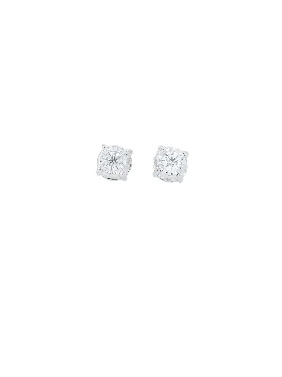 Wish Fine Jewelry 1.20ct Diamond 14K Gold Stud Earrings | Thumbnail 2