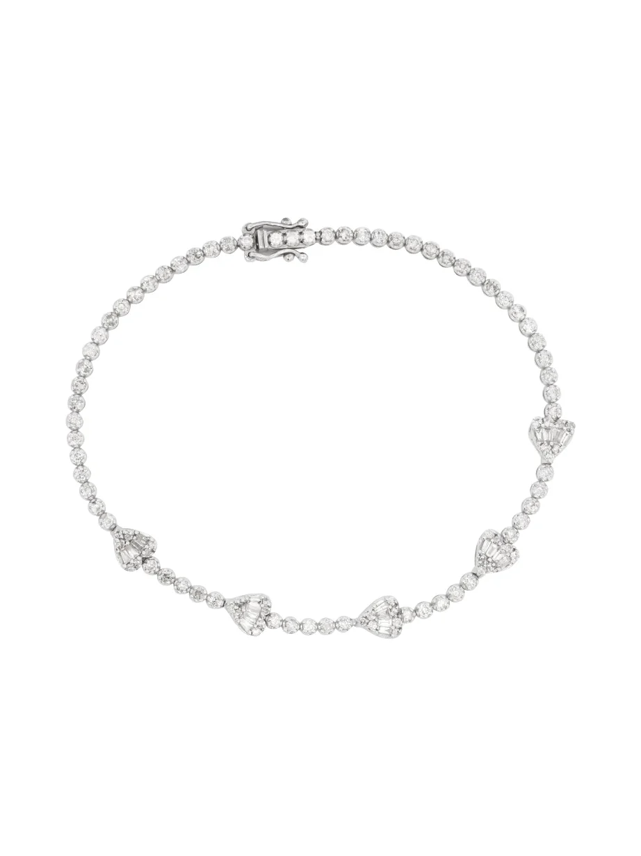 1.35ct Diamond 14K Gold Tennis Bracelet