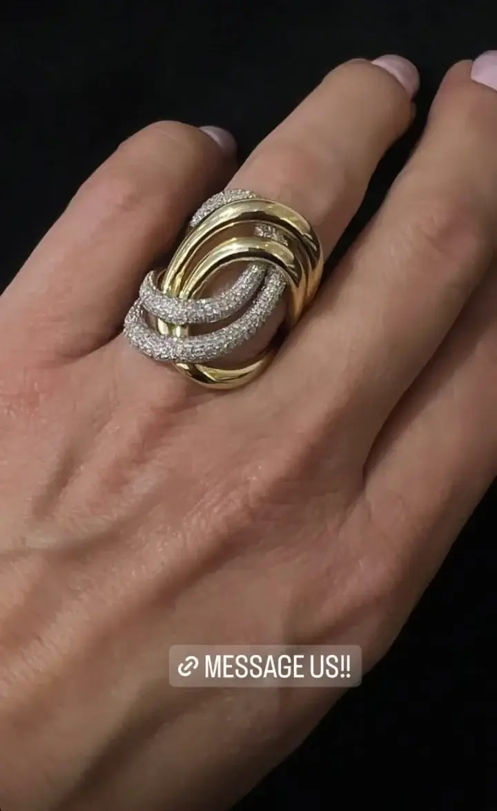 Wish Fine Jewelry 1.36ct Diamond 14K Gold Crossover Ring | Thumbnail 2 Wish Fine Jewelry 1.36ct Diamond 14K Gold Crossover Ring | Thumbnail 2