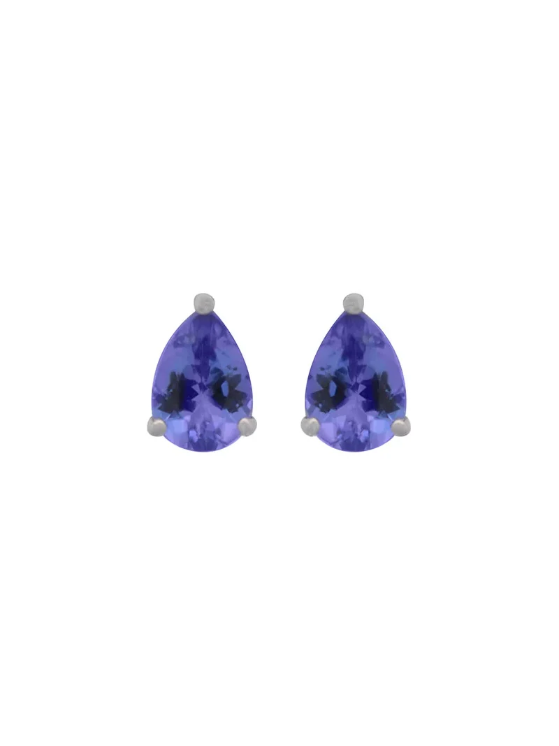 1.40ct Tanzanite 14K Gold Pear Stud Earrings 1.40ct Tanzanite 14K Gold Pear Stud Earrings