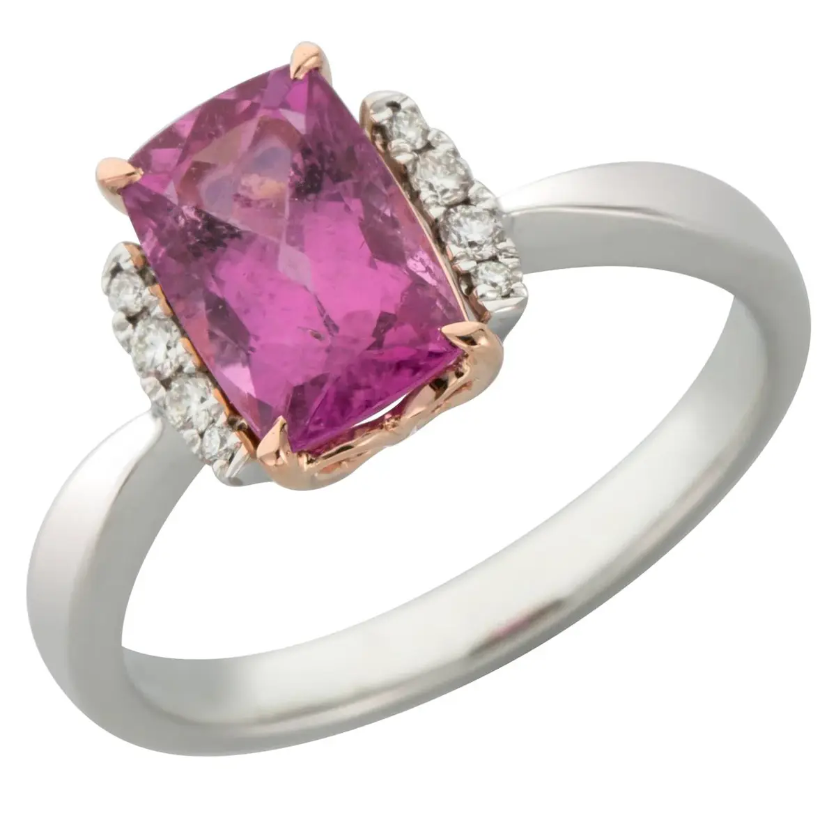 Wish Fine Jewelry 1.8cts Toumaline Diamond 18K Gold Ring | Thumbnail 2