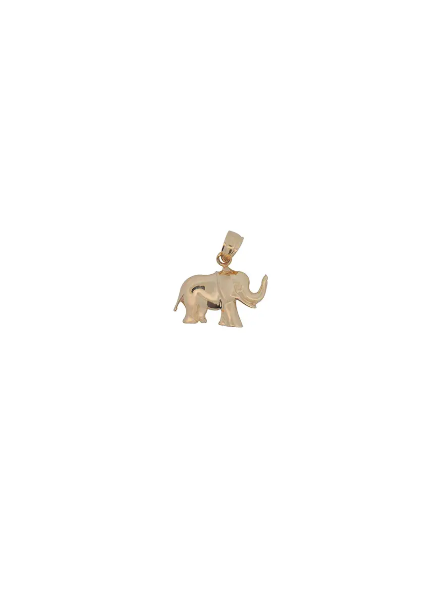 Wish Fine Jewelry 14K Gold Elephant Pendant | Image 1 Wish Fine Jewelry 14K Gold Elephant Pendant | Image 1
