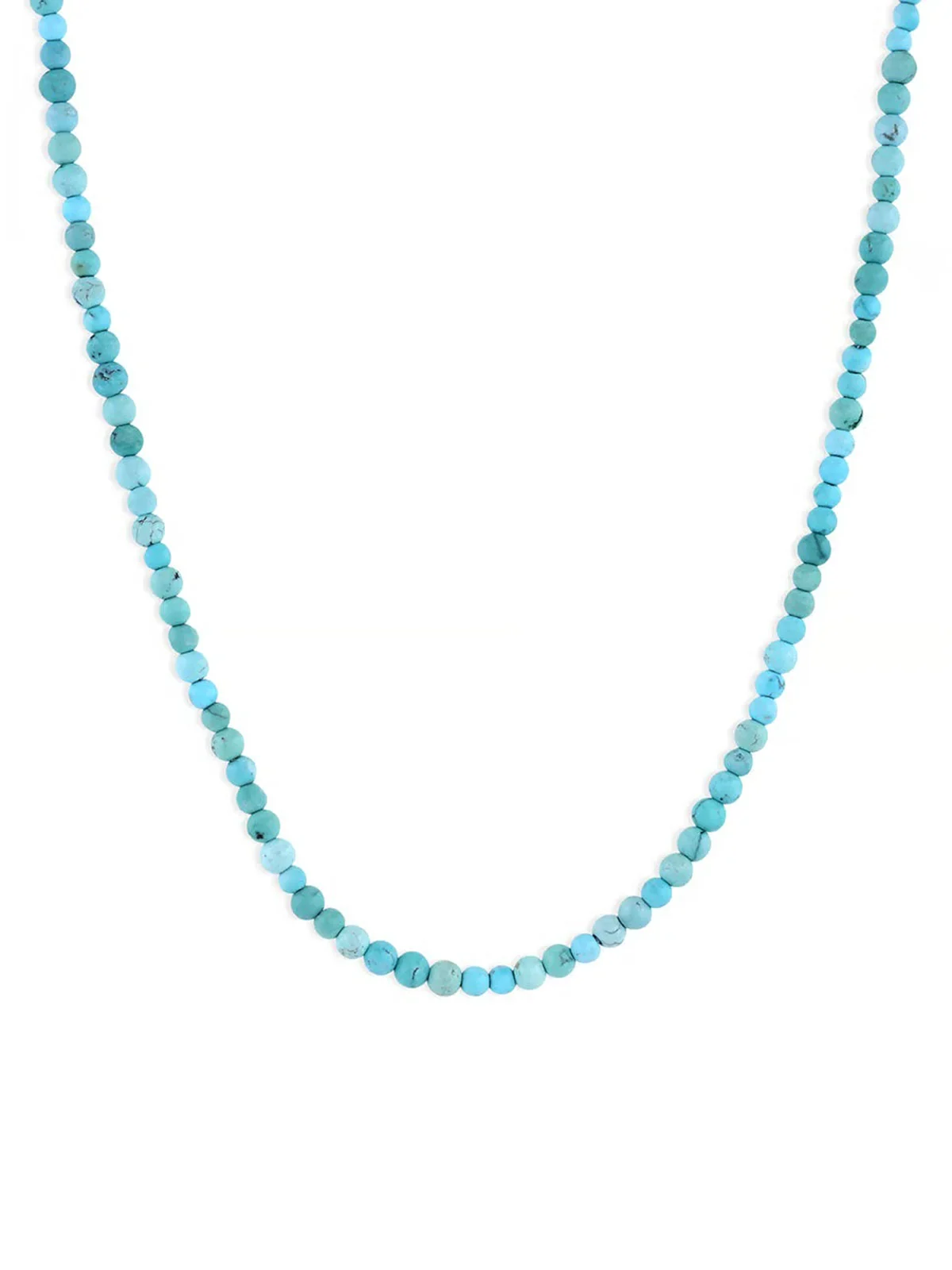 14k Gold Mini Turquoise Bead Necklace 14k Gold Mini Turquoise Bead Necklace