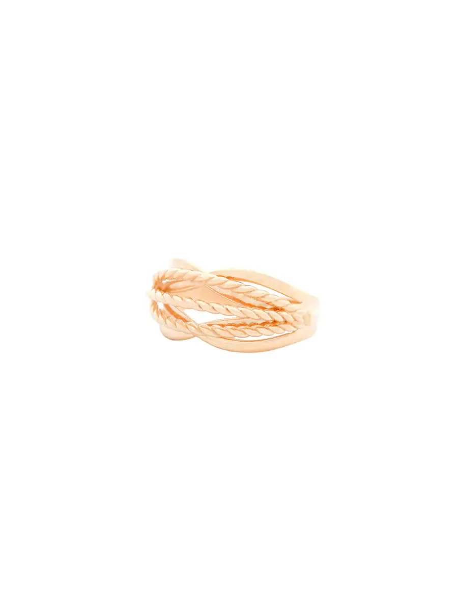 Wish Fine Jewelry 14K Gold Twisted Ring | Thumbnail 2