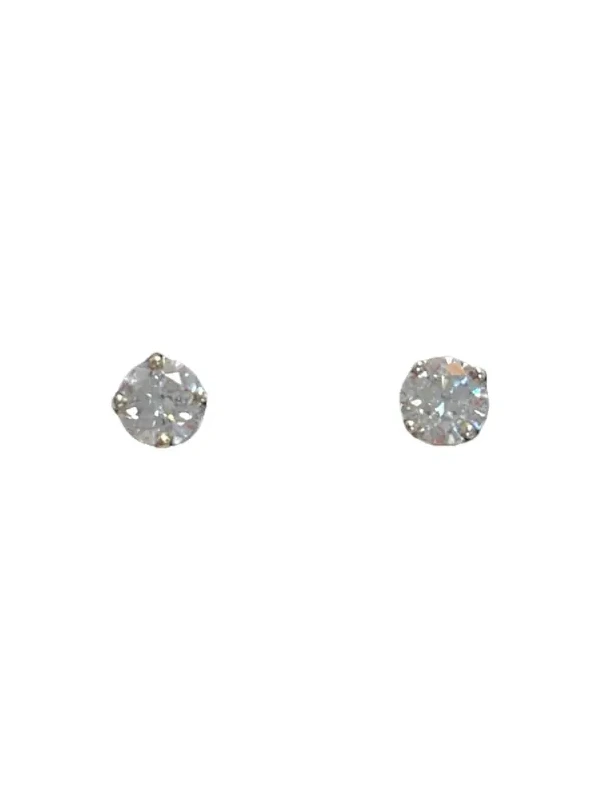 14K WG 0.91-0.93 CTW DIA 4-PRONG FRICTION BACKS