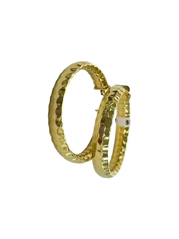 14K YG 3.7g Hoops Earrings 14K YG 3.7g Hoops Earrings