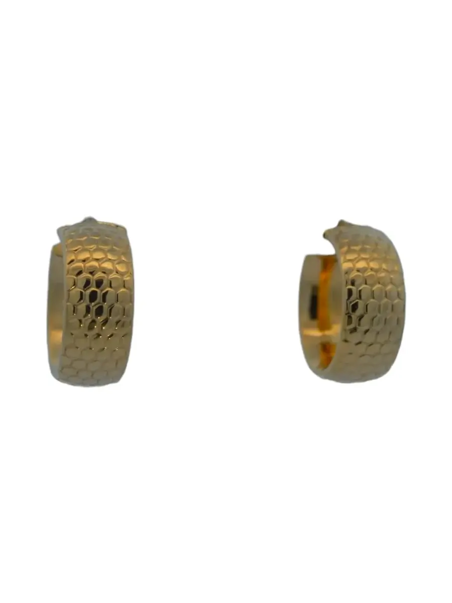 14K YG 5.2g Hoops Earrings 14K YG 5.2g Hoops Earrings