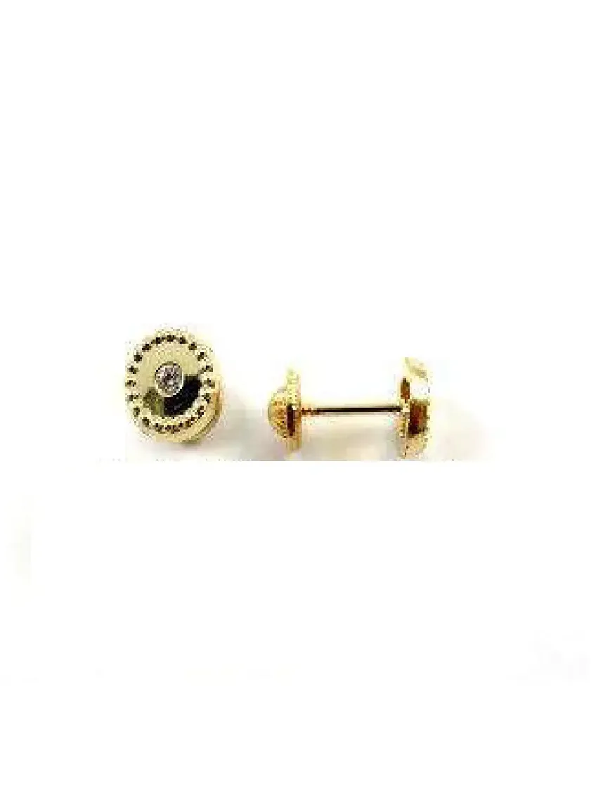 14KY Gold 6mm Whit a bead 14KY Gold 6mm Whit a bead