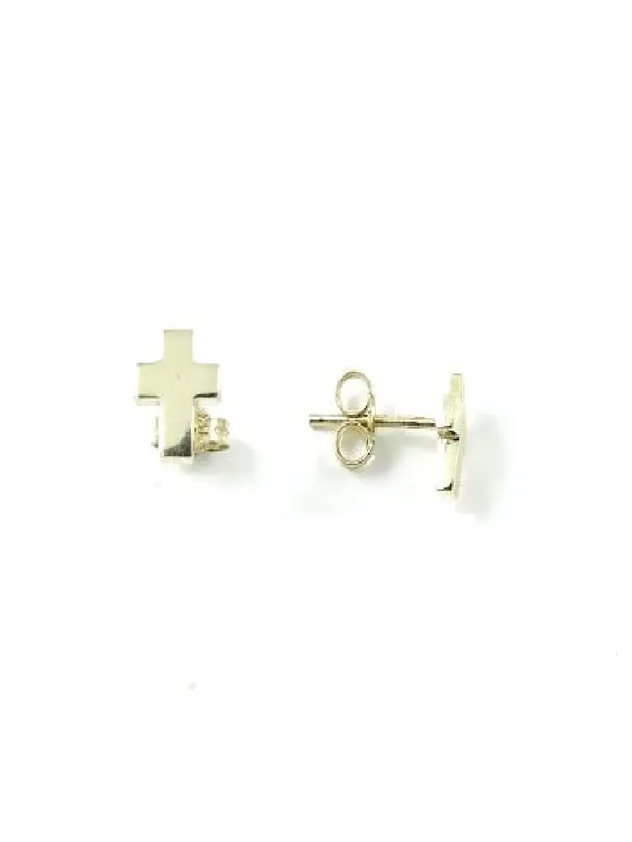Wish Fine Jewelry 14KY_Mini Cross Plain