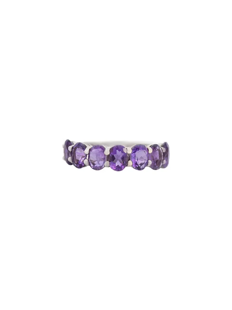 Wish Fine Jewelry 18KW-2.50GM Ametist - 7Pcs