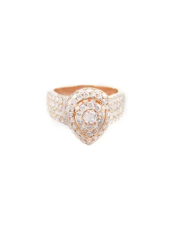 2.00ct Diamond 14K Gold Pear Statement Ring 2.00ct Diamond 14K Gold Pear Statement Ring