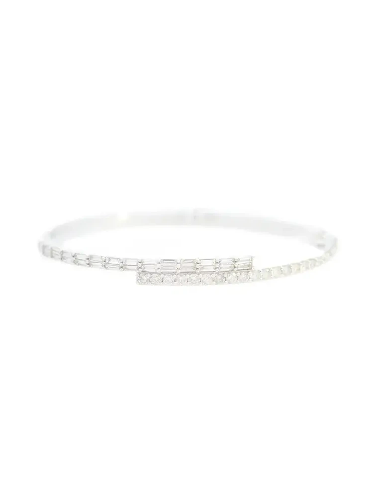 2.07ct Diamond 14K Gold Bypass Bracelet 2.07ct Diamond 14K Gold Bypass Bracelet