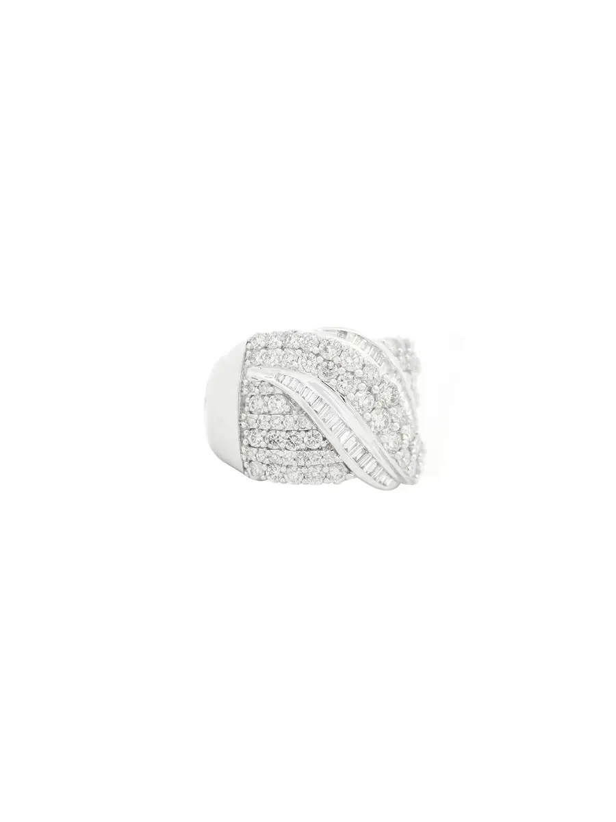 Wish Fine Jewelry 2.0ct Diamond 14K Gold Crossover Ring | Thumbnail 2