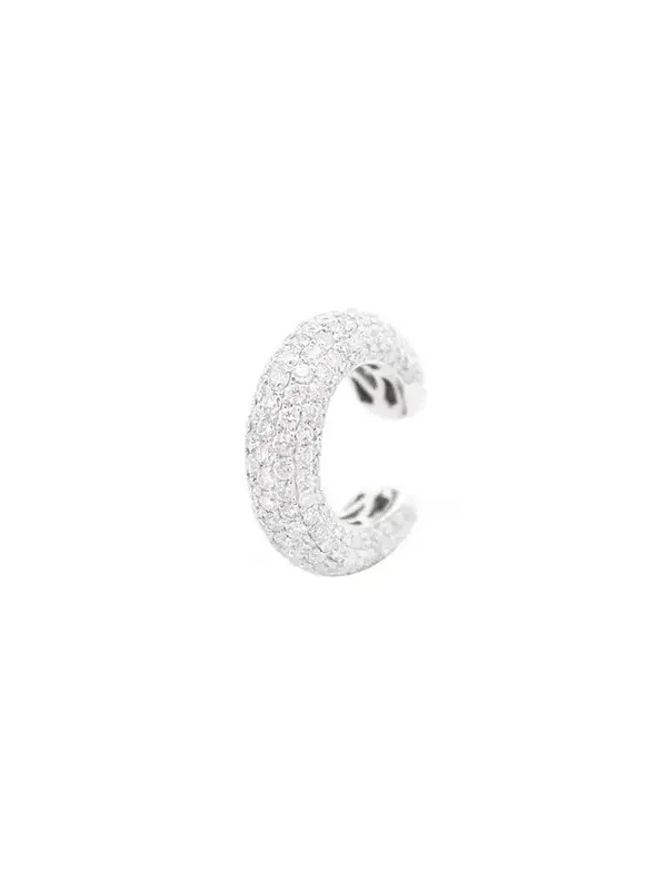 2.10ct Diamond 18K Gold Multi Row Pave Ear Cuff 2.10ct Diamond 18K Gold Multi Row Pave Ear Cuff