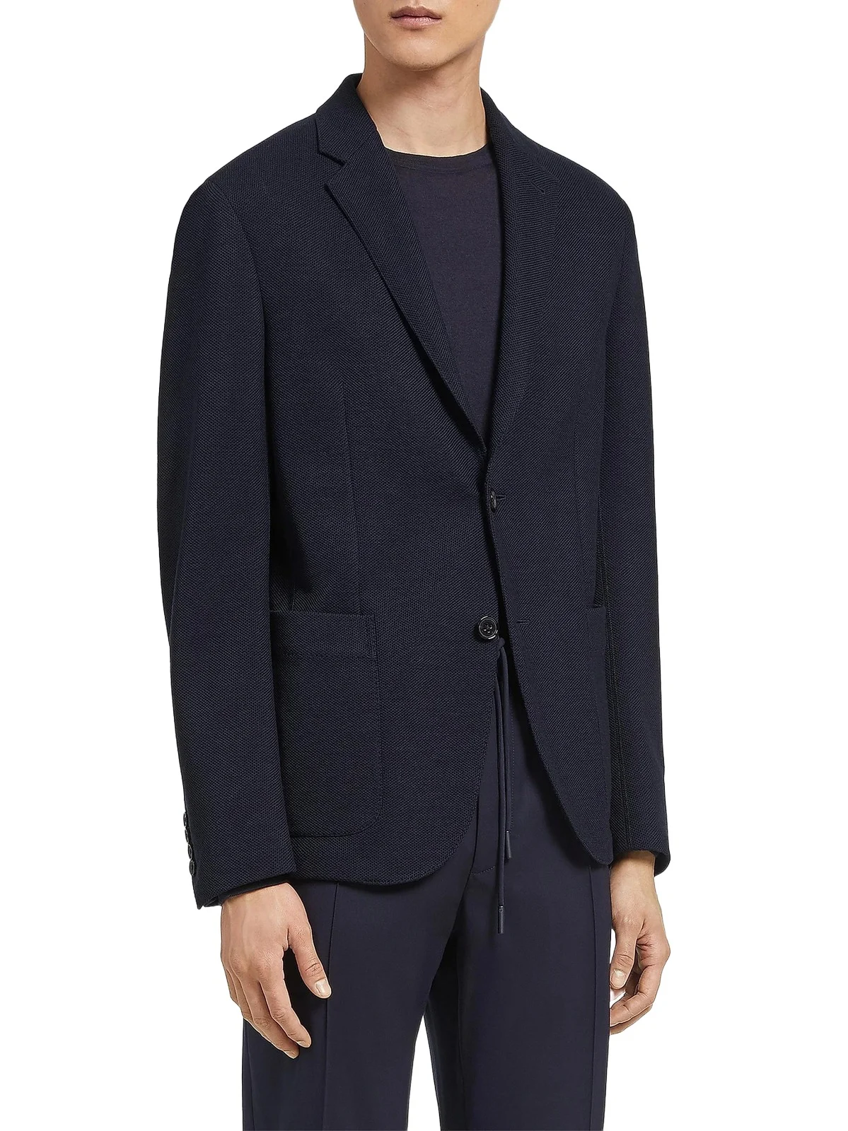 Zegna Men's High Performance Jersey Jacket