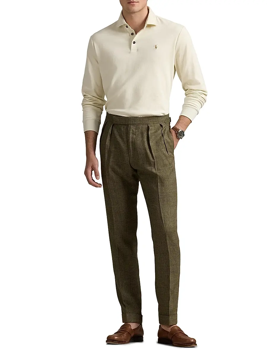 Polo Ralph Lauren Men's Luxury Jersey Polo Shirt - Parchment Cream | Thumbnail 2