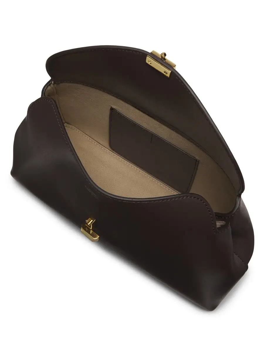 TOTEME Women's T-Lock Convertible Leather Clutch | Thumbnail 3 TOTEME Women's T-Lock Convertible Leather Clutch | Thumbnail 3