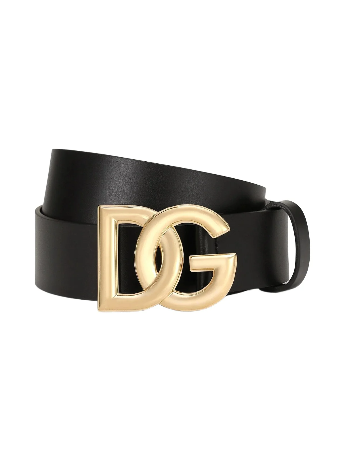 Dolce & Gabbana Men's DG Logo Leather Belt