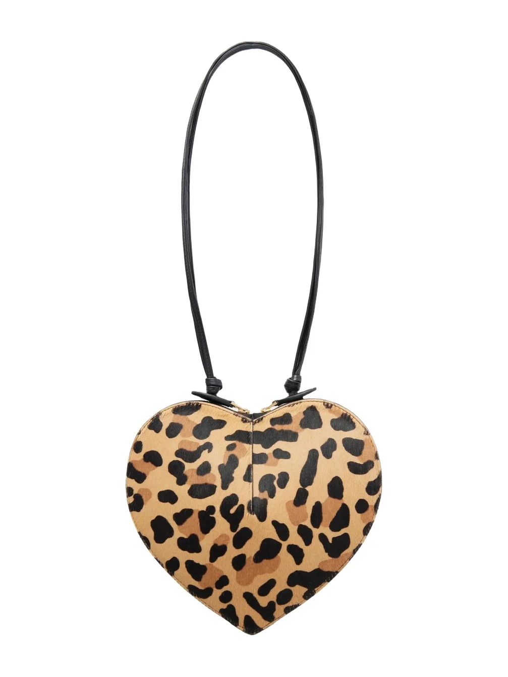 Le Coeur Leopard-print Leather-trimmed Calf Hair Shoulder Bag Le Coeur Leopard-print Leather-trimmed Calf Hair Shoulder Bag
