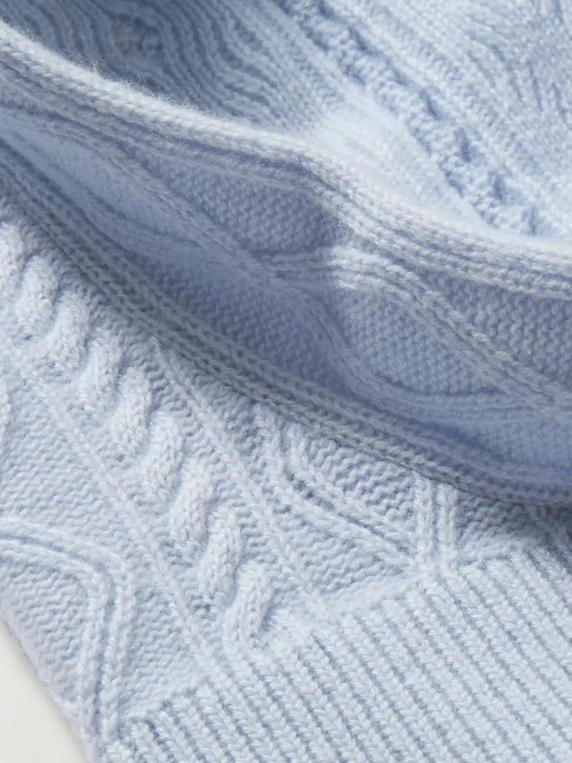 Guest In Residence Cable-knit Wool And Cashmere-blend Balaclava | Thumbnail 3