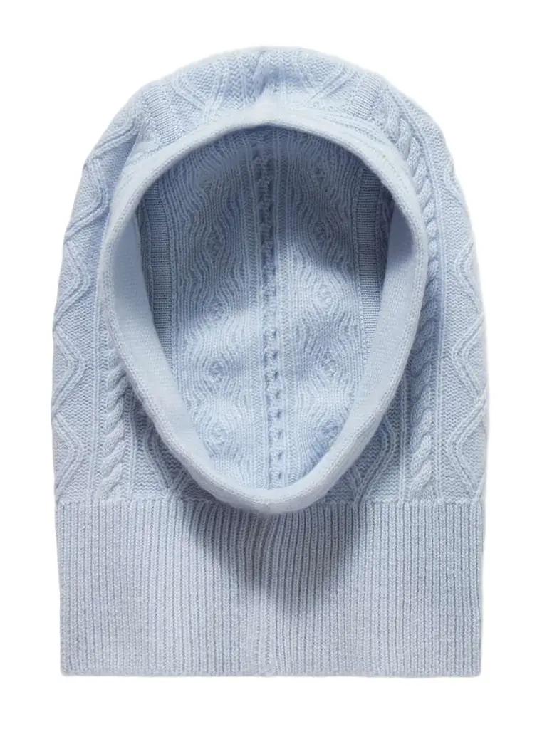 Cable-knit Wool And Cashmere-blend Balaclava