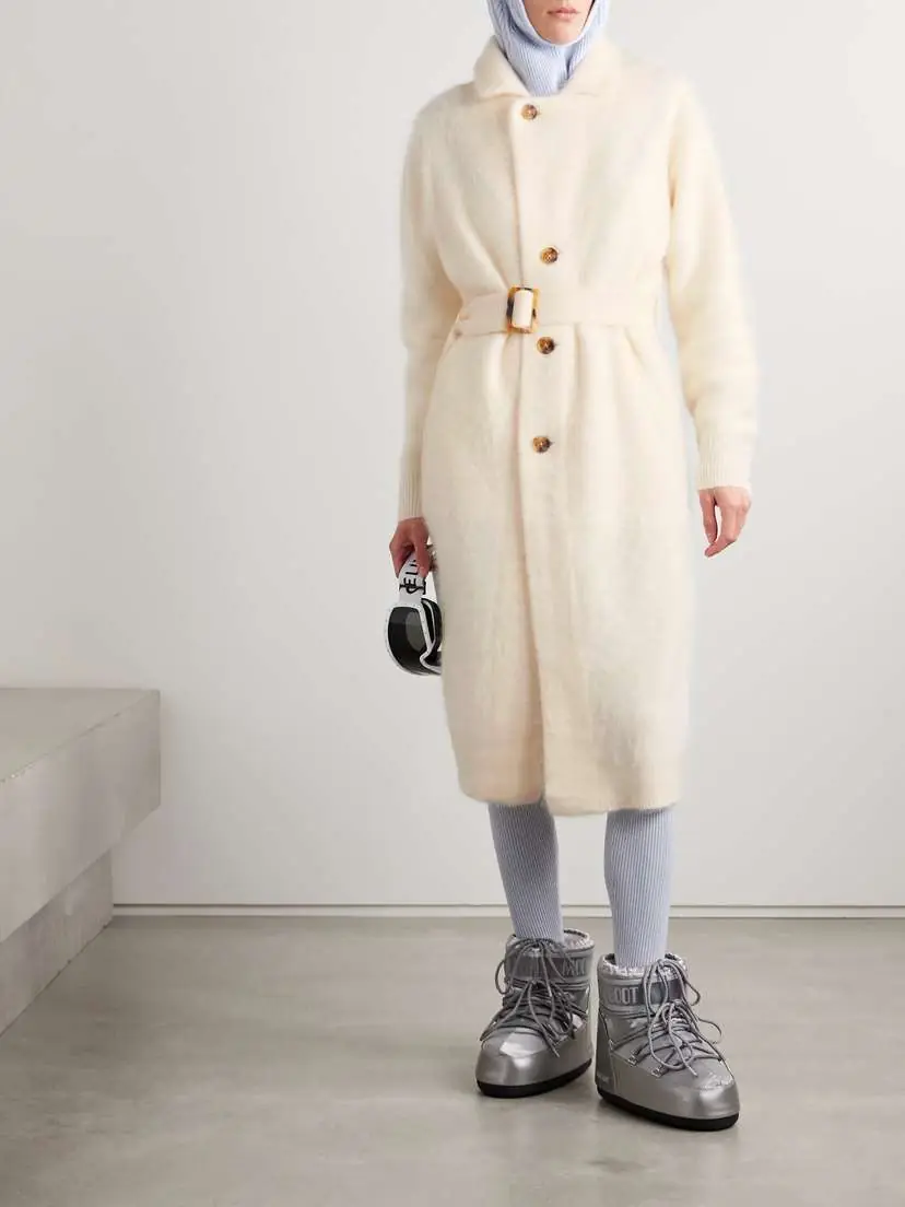 Guest In Residence Grizzly Belted Brushed-cashmere Coat | Thumbnail 2 Guest In Residence Grizzly Belted Brushed-cashmere Coat | Thumbnail 2