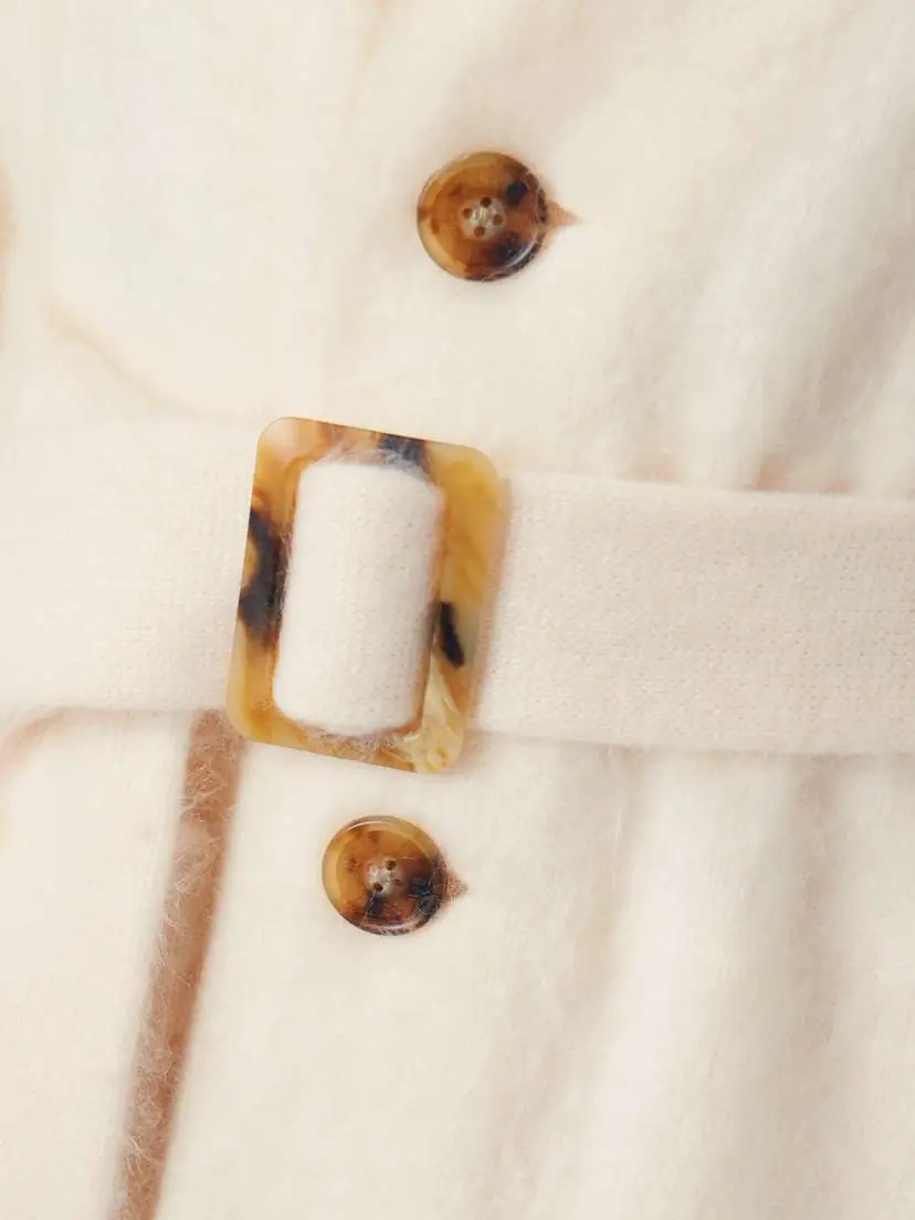 Guest In Residence Grizzly Belted Brushed-cashmere Coat | Thumbnail 5 Guest In Residence Grizzly Belted Brushed-cashmere Coat | Thumbnail 5