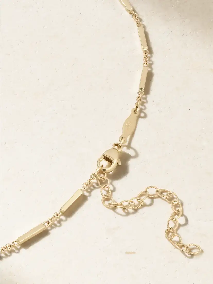 Jacquie Aiche 14-karat Gold Diamond Necklace | Thumbnail 3 Jacquie Aiche 14-karat Gold Diamond Necklace | Thumbnail 3
