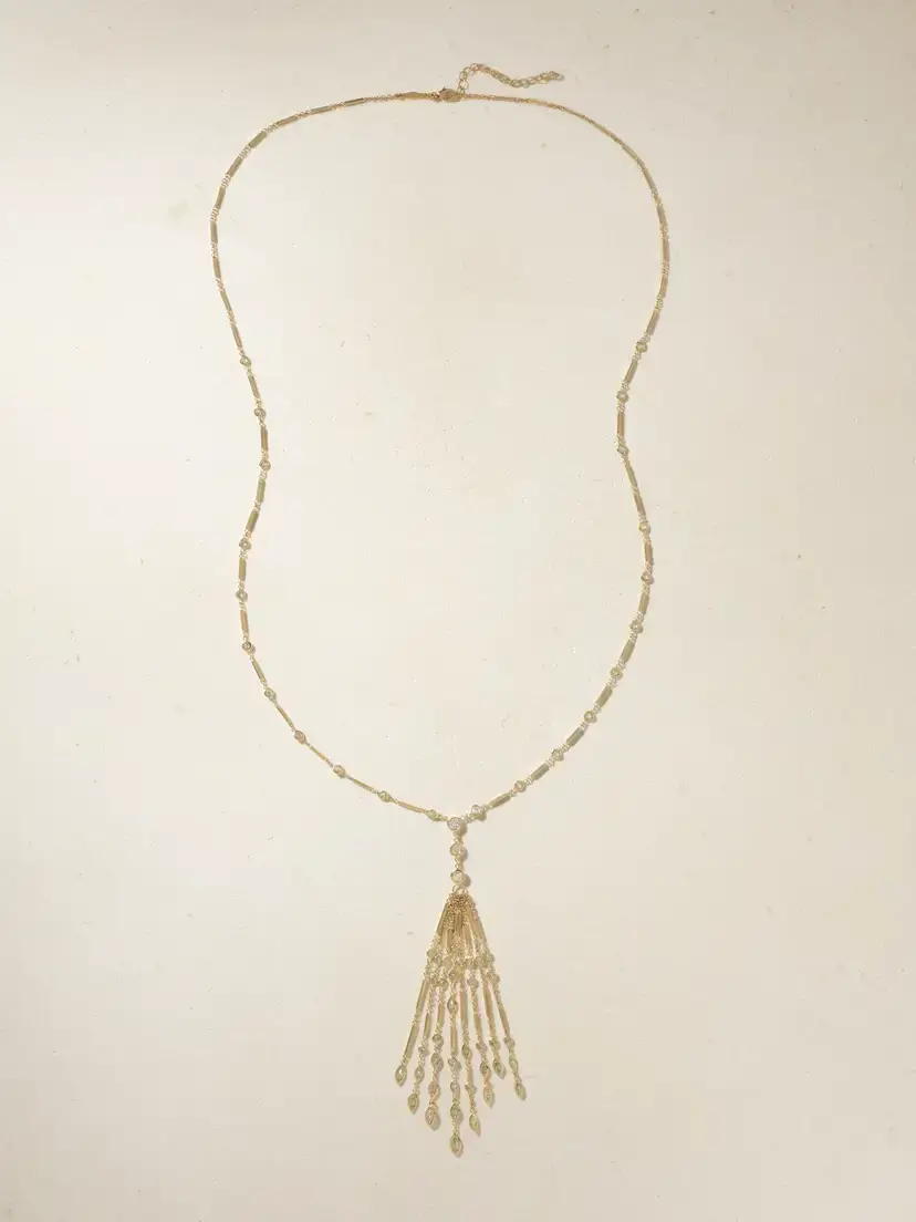 Jacquie Aiche 14-karat Gold Diamond Necklace | Thumbnail 4 Jacquie Aiche 14-karat Gold Diamond Necklace | Thumbnail 4