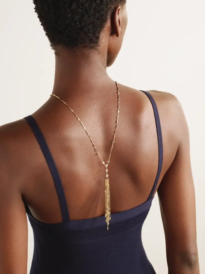 Jacquie Aiche 14-karat Gold Diamond Necklace | Thumbnail 5 Jacquie Aiche 14-karat Gold Diamond Necklace | Thumbnail 5
