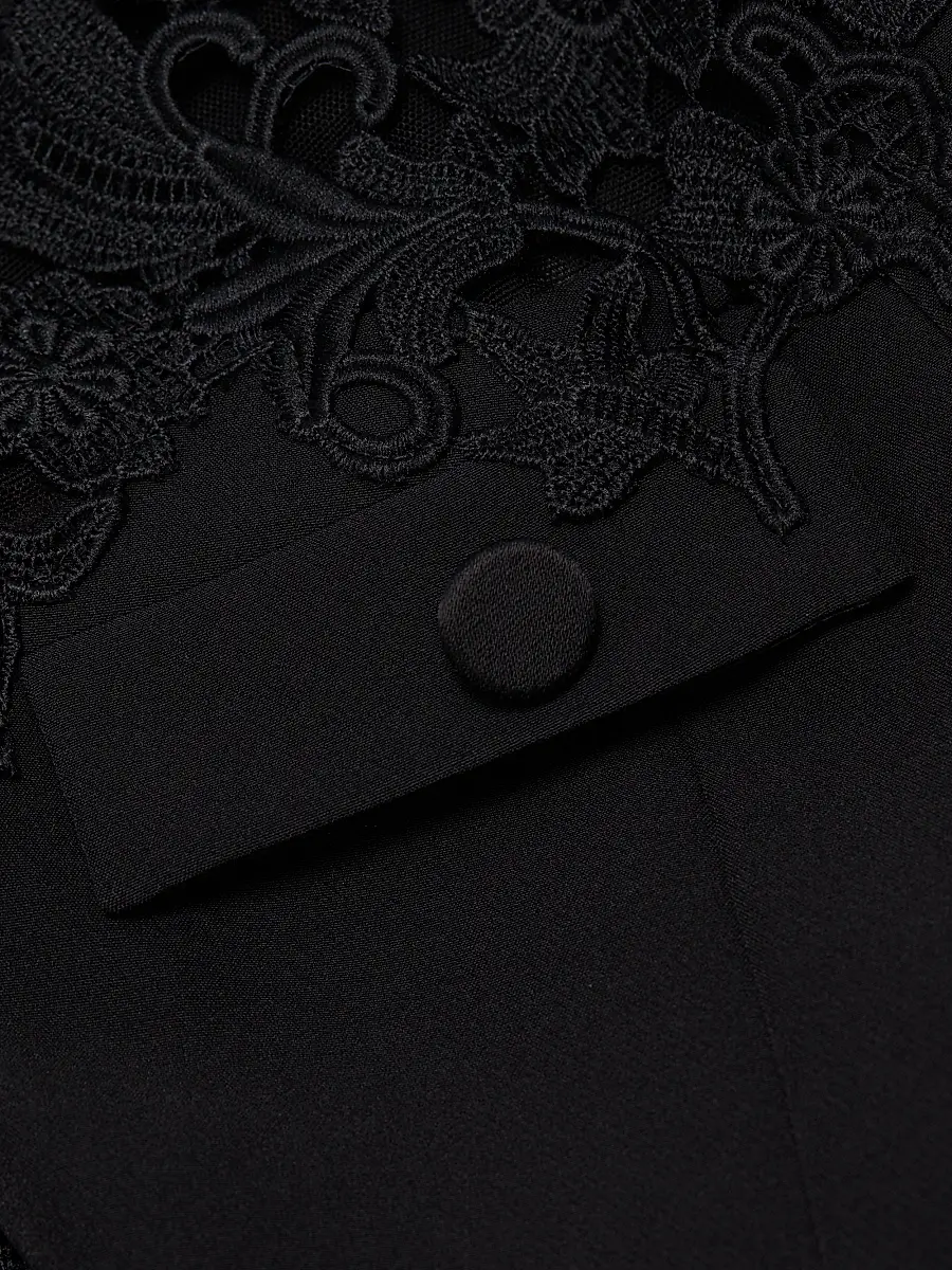 Generation Love Women's Navina Lace-Trim Crepe Minidress | Thumbnail 7 Generation Love Women's Navina Lace-Trim Crepe Minidress | Thumbnail 7