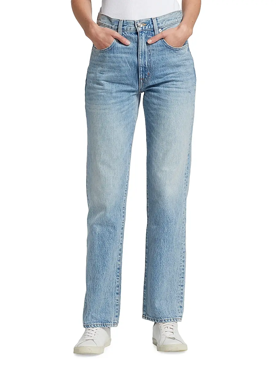 SLVRLAKE Women's London High-Rise Straight-Leg Jeans | Thumbnail 3 SLVRLAKE Women's London High-Rise Straight-Leg Jeans | Thumbnail 3