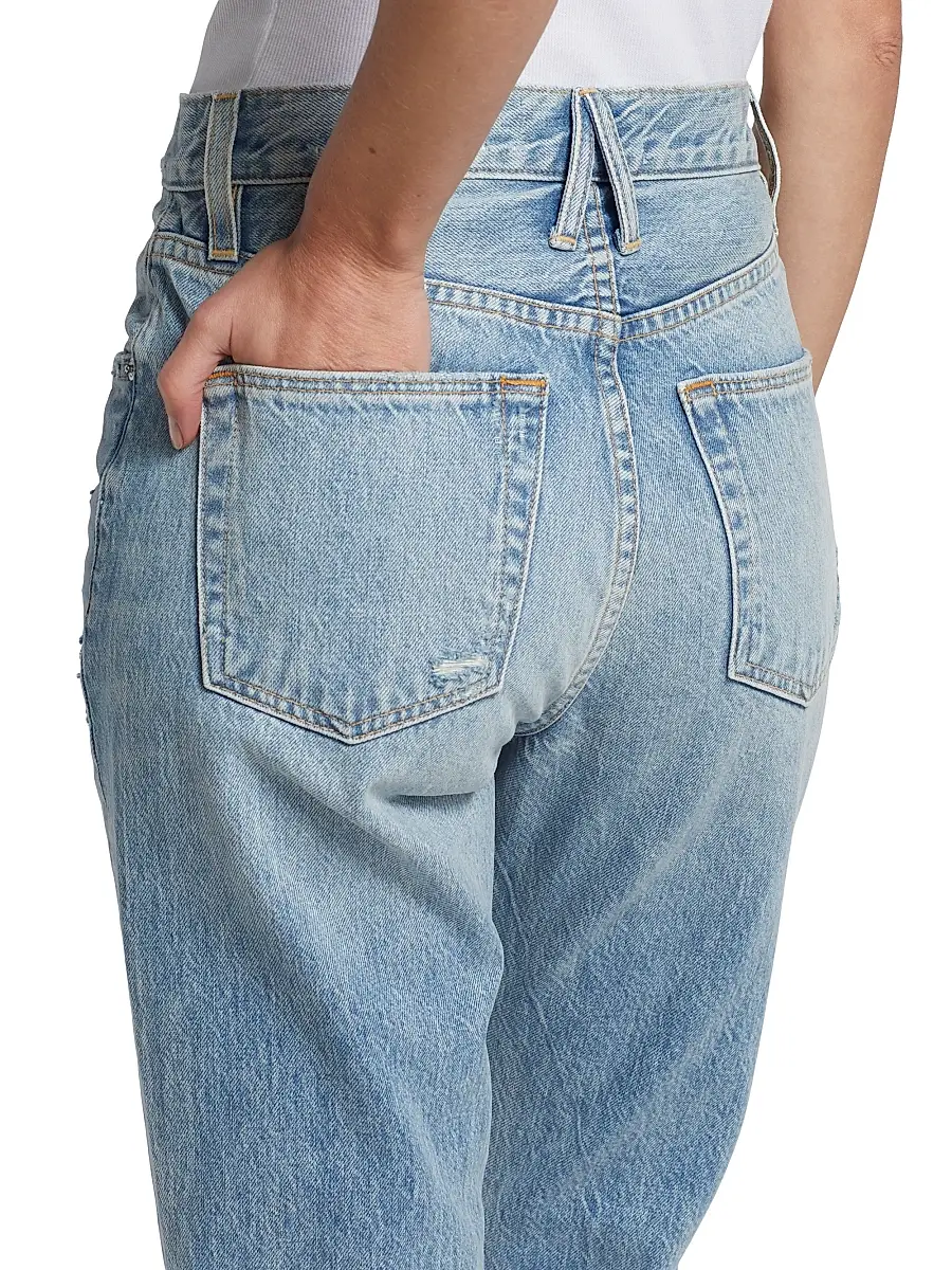 SLVRLAKE Women's London High-Rise Straight-Leg Jeans | Thumbnail 6 SLVRLAKE Women's London High-Rise Straight-Leg Jeans | Thumbnail 6