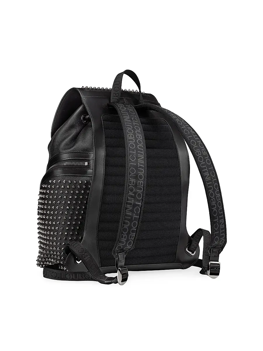 Christian Louboutin Men's Funky Calfskin Backpack - Black | Thumbnail 3 Christian Louboutin Men's Funky Calfskin Backpack - Black | Thumbnail 3