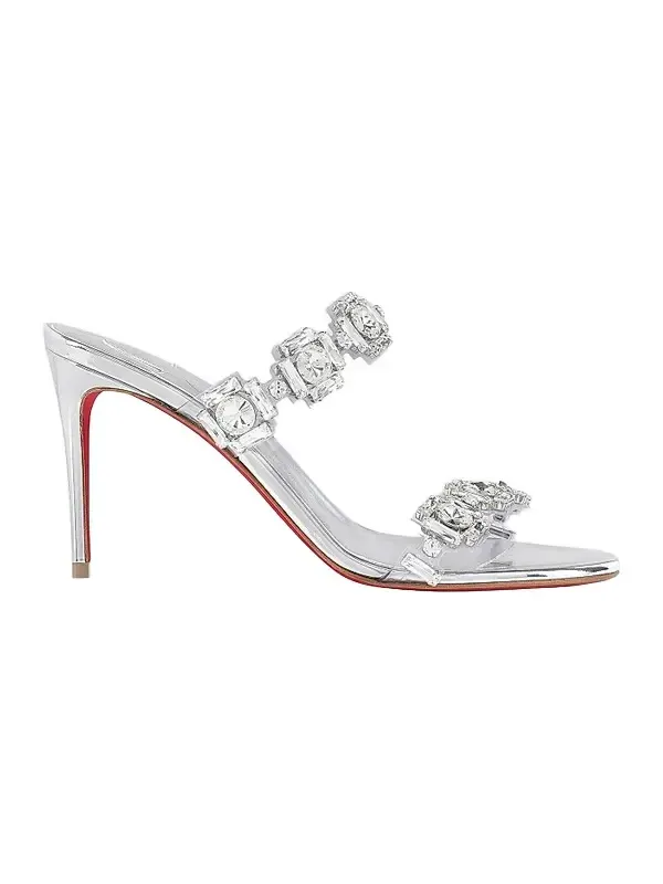 Women's Just Jewel 85MM Specchio Leather Heels