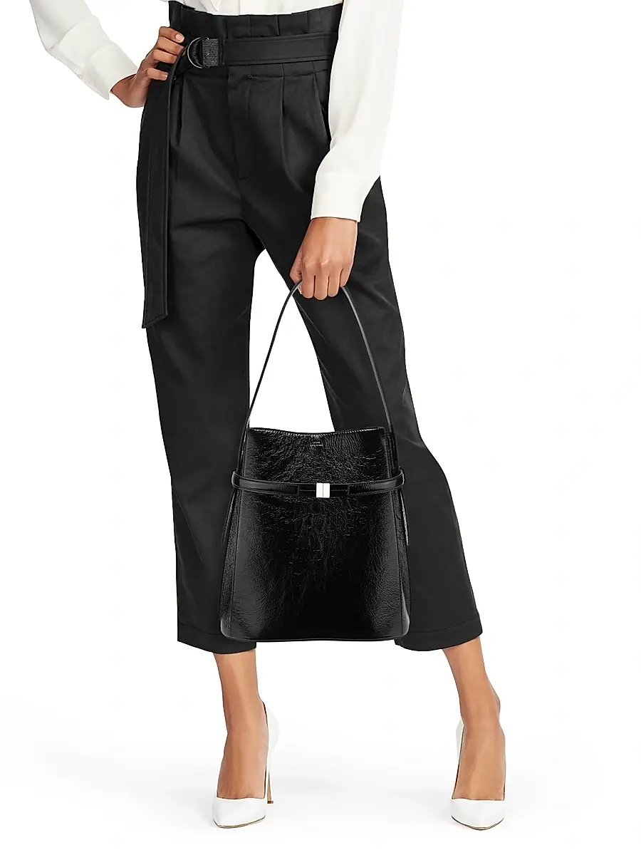 TOTEME Women's Belted Naplak-Leather Bucket Bag | Thumbnail 2