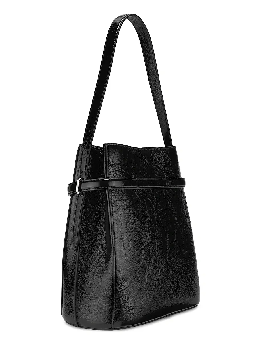 TOTEME Women's Belted Naplak-Leather Bucket Bag | Thumbnail 3