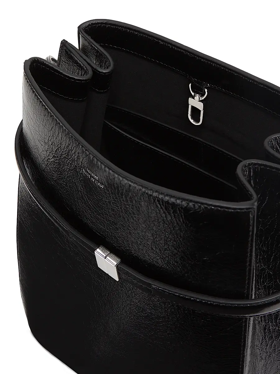 TOTEME Women's Belted Naplak-Leather Bucket Bag | Thumbnail 4