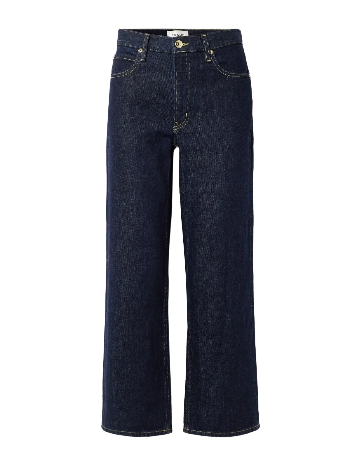 Frame The Hang Cropped Mid-rise Straight-leg Jeans