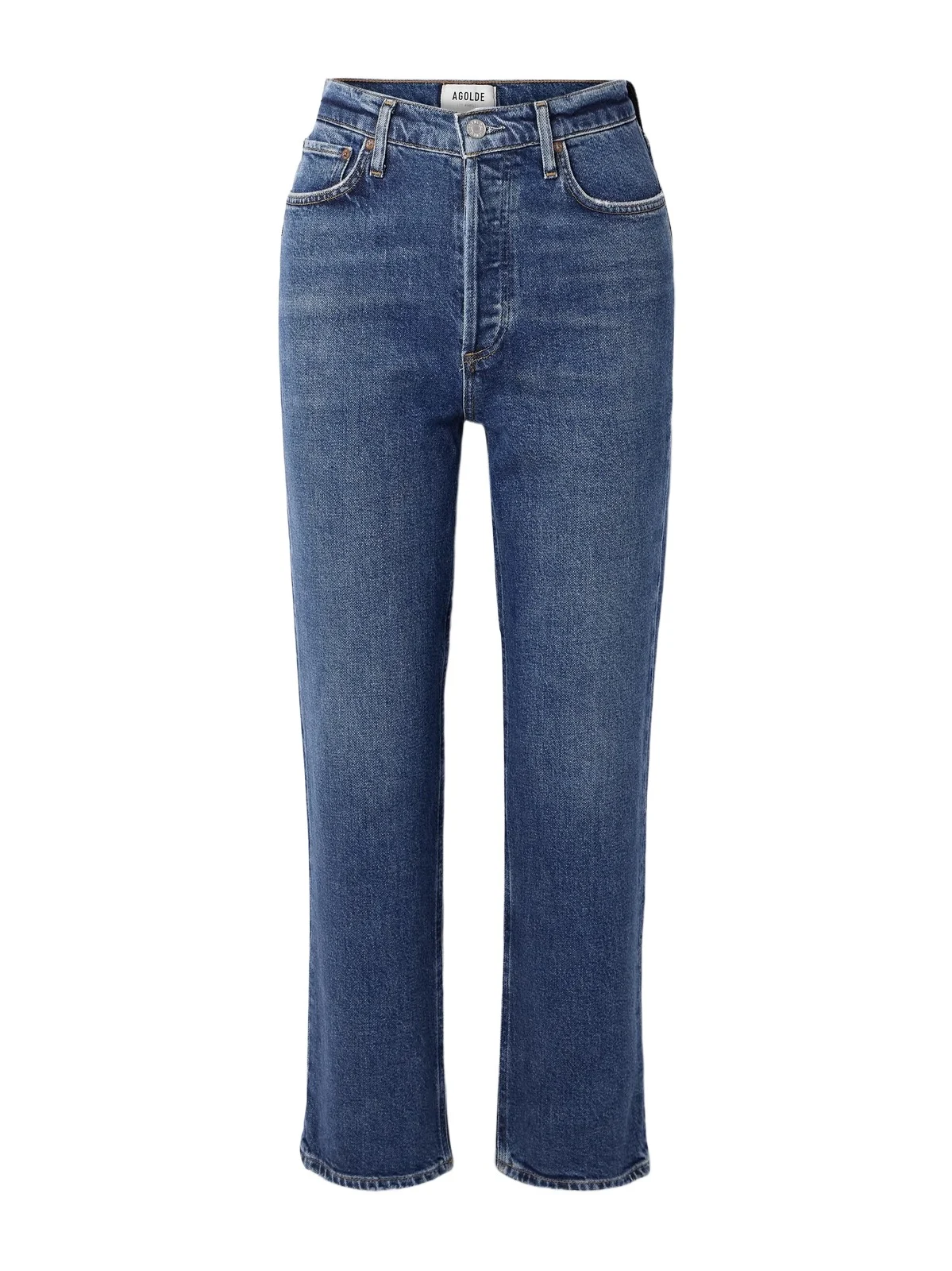90's Pinch Waist Crop High-rise Straight-leg Jeans 90's Pinch Waist Crop High-rise Straight-leg Jeans